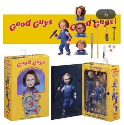 IDEA REGALO BAMBOLA TIPO CHUCKY DOLL HORROR FIGUREACTION GIOCATTOLI PER BAMBINI - Immagine 1 di 4