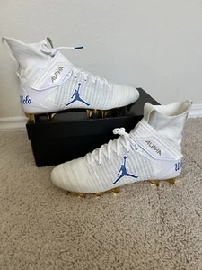 Nike Jordan Alpha Menace Elite 2 UCLA Player Exclusive Football Cleat CV1664-104 - Picture 1 of 11