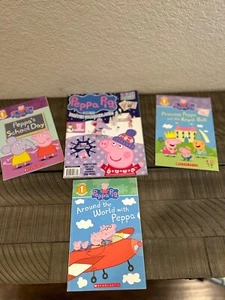 PEPPA PIG Lot of 4 Children’s Books Paperback Early Readers , Activity Book - Picture 1 of 18