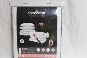 Compactor Vacuum Box Compression Storage System White/Grey XL NEW - Bild 1 von 2