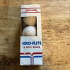 Vintage SPALDING KRO-FLITE Golf Balls 1 Box  NOS