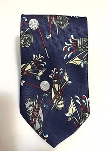 Nuevo bolso de golf A Rogers clásico 57 pulgadas hecho a mano corbata azul - Imagen 1 de 4