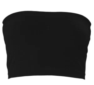 PLUS Size Seamless Tube Bra Bandeau Top Layering Tube Top  - Picture 1 of 26