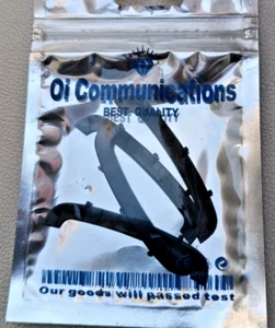 Cache fascia avant Blackberry Bold 9700 clip inférieur noir x4 pièce de réparation - Photo 1 sur 15