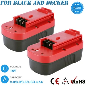 18 Volt Ni-Mh Battery replacemenfor Black and Decker A1718 FSB18 FEB18 HPB18-OPE - Picture 1 of 15