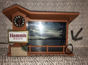 REPLACEMENT FENCE ONLY Hamms Beer Sign Clock Dusk to Dawn  Sunrise Sunset  - Picture 1 of 3