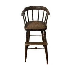 antique primitive high chair Original paint Great  Rustic Look