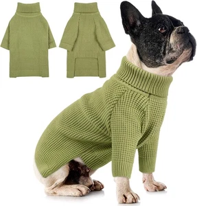 Queenmore Pullover für Hunde, Hundepullover für mittelgroße Hunde, Waffelstrick Doggie XS - Bild 1 von 15