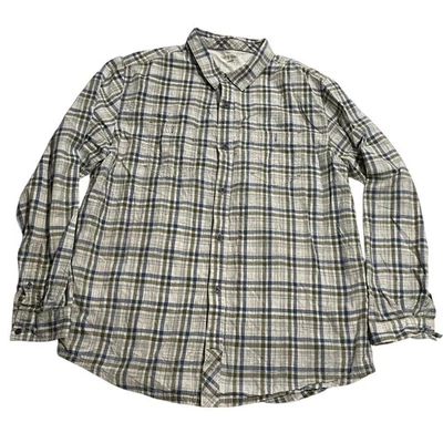 Horny Toad & Co Casual Button Down Shirt Plaid Mens Size XL 100% Organic Cotton - Image 1 of 4