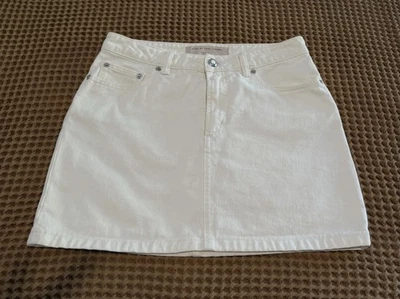 Marc By Marc Jacobs юбка женщин 26 Iconic мини с белый джинсовой ткани * - Изображение 1 из 4
