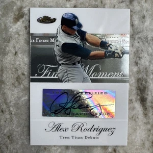 Alex Rodriguez 2007 Topps Finest Rookie Moments Autograph Auto Mariners Yankees - Picture 1 of 11