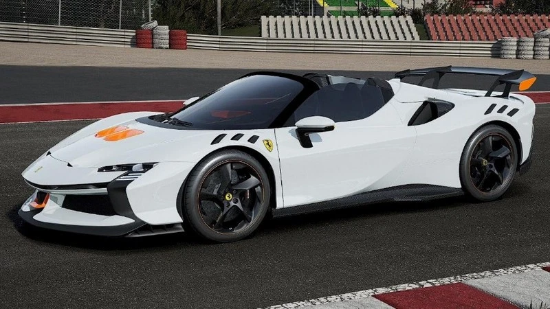 Ferrari SF90 XX Spider Bianco Artico 1:43 LOOKSMART LS552C - Immagine 1 di 1