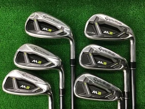 TaylorMade M2 2017 US Iron Set 5-9,Pw 6pc Flex Stiff REAX65 Graphite - Picture 1 of 5