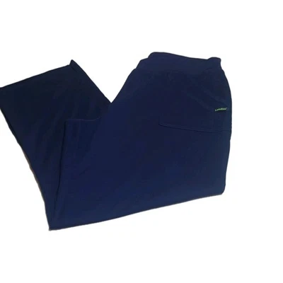 Calça esfoliante Landau Pro Flex azul marinho ioga cintura feminina tamanho XXL  - Imagem 1 de 4