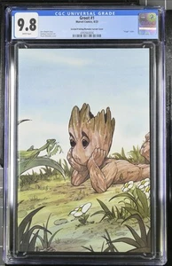 Groot # 1 2023 Marvel 2nd Print 1:25 Virgin Peach Momoko Variant CGC 9.8 - Picture 1 of 1