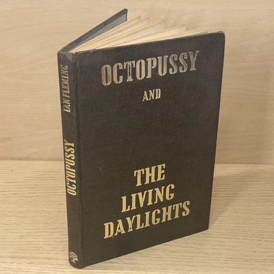 Ian Fleming OCTOPUSSY, THE LIVING DAYLIGHTS hb 1966 first edition James Bond - Image 1 of 4