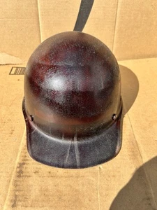 VTG 1959 MSA Skullgard Fiberglass Brown sz Medium Hard Hat USA - Picture 1 of 7