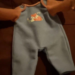 DOLL CLOTHES Sleeping Fox THEMED FOOTED 8” Tall Clothes, 9” Wide Sleeves. - Picture 1 of 4