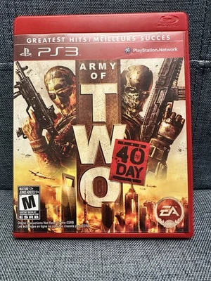 Army of Two: The 40th Day (Sony PlayStation 3, 2010) PS3 Complete CIB - Image 1 of 4