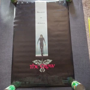 The Crow Movie Poster Original - Brandon Lee - Believe In Angels - Picture 1 of 7