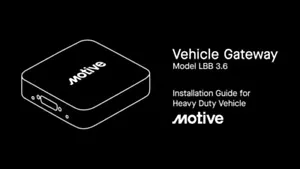 Motive Vehicle Gateway For Fleet Management System LBB-3.6CA - Picture 1 of 1