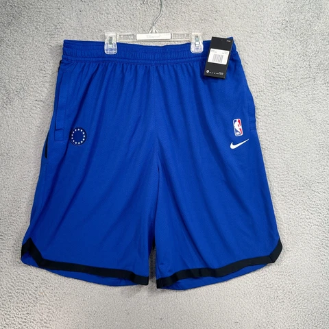 Nike Philadelphia 76ers Men's Basketball Shorts Blue Size XXL Tall AV1818-495 Cover