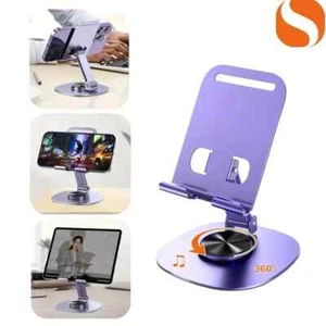 Phone Stand For Desk 360 Rotation Phone Holder Foldable Non-slip Desk - Picture 1 of 5