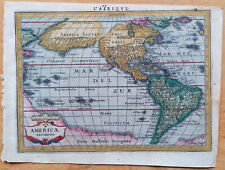 America Americae Descriptio - Original Map Mercator - 1651