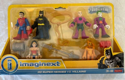 Imaginext DC Super Friends Batman Héroes y Villanos Cheetah Lex Luthor Set Nuevo Foto 1 de 3