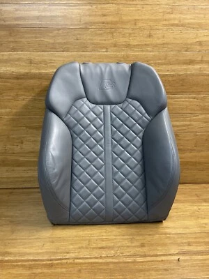 Cojín de asiento delantero derecho superior gris negro OEM AUDI SQ5 2018-2023 Foto 1 de 4