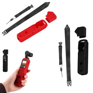 For DJI OSMO Pocket 2 Gimbal Camera Silicone Case Lanyard Strap Cover Lens Cap - Picture 1 of 16