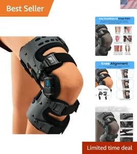 UPGRADED OA Unloader Knee Brace Men and Women For Osteoarthritis & Arthritis ... - Picture 1 of 10