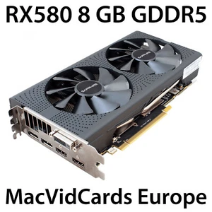 MacVidCards AMD Radeon RX580 8GB GDDR5 for Apple Mac Pro 3,1/4,1/5,1 BOOT SCREEN - Picture 1 of 1