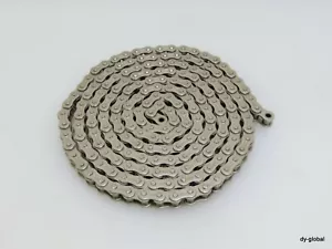 TSUBAKI NNB RSD50-NP Nickel plated chain 192Links 10feet WO/ C/L TRS-D-12=3R41 - Picture 1 of 6