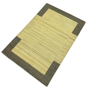 Carpet Rug Gabbeh Beige Braun Wool Loom Lori Hand Woven 120x179 CM S55 - Picture 1 of 7