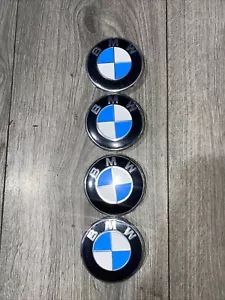 4x BMW Alloy Wheel Center Cover Hub Caps 68mm F20 F30 F10 1 3 5 Series - Picture 1 of 10