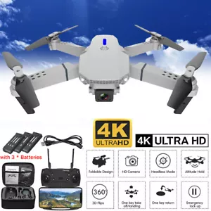 Drohne mit Kamera 4K,Drohne Dual Kamera Track Flight RC Quadcopter Erwachsene - Bild 1 von 12