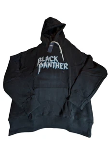 Hollister Cali x Marvel Black Panther Men's Small Black Oversized Fit Hoodie New - Picture 1 of 24
