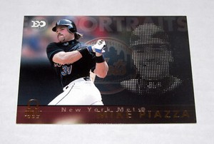 1999 Pacific Omega EO Portraits 10 Mike Piazza  Mets HOF $.99 Shipping!