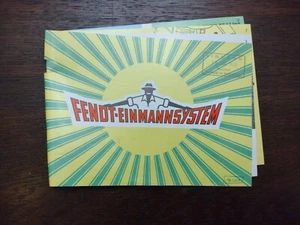 Original Fendt Einmannsystem Geräteträger Prospekt von 1963 - 40 Seiten - Picture 1 of 21