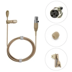 Micrófono de solapa Lavalier para Shure wl185 micrófono de solapa omnidireccional beige - Imagen 1 de 1