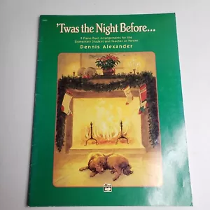 Twas The Night Before Christmas Sheet Music Dennis Alexander Alfred 1993 - Picture 1 of 5