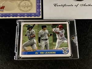 2021 Topps Vault Mike Trout Blank Back 1/1 Big League Jose Abreu AL Proof Card - Picture 1 of 7