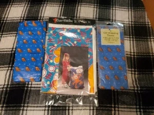 Vintage 1978 Garfield Toy Sack for Large Gifts & Sealed 1978 Gift Wrapping Plus1 - Picture 1 of 11