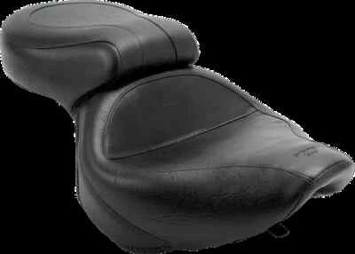 Mustang Blk Vintage 2 Up Wide Touring 1pc Seat Honda Shadow Spirit 750 2001-2007 - Image 1 of 4