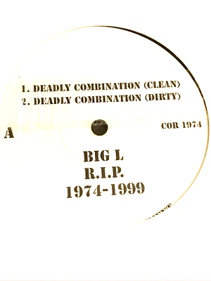 Big L feat. The Notorious BIG & 2pac - Deadly Combination 12" Single Rare Vinyl - Image 1 of 2