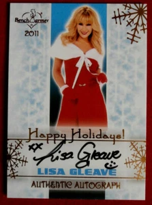 BENCHWARMERS - HAPPY HOLIDAYS - LISA GLEAVE - Tarjeta autógrafa firmada personalmente - Imagen 1 de 2