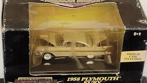 ERTL 1/64 Scale - 1958 PLYMOUTH FURY, NEW (Beige - 32362) LOOK @ PHOTOS - Picture 1 of 3