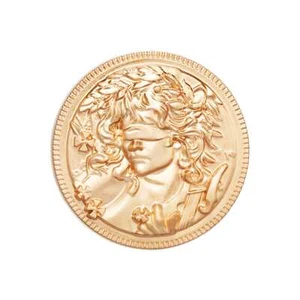 5pcs Vintage Goddess Metal Button Crafts, Sewing, Clothing Accessories 15-25mm - Picture 1 of 8