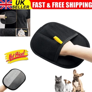 Electrostatic Pet Hair Removal Gloves Brush , Double-sided Pet Grooming Glove BL - Picture 1 of 13